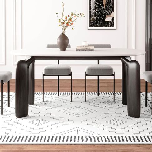 سجادة منطقة أشعث مغربية من Unomi مقاس 3'x5'، سجاد كبير مضاد للانزلاق لغرفة المعيشة وغرفة النوم والسجاد الداخلي. (3'x5') in Kuwait