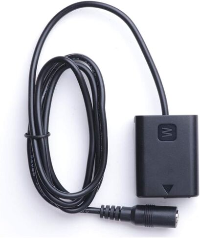 Wellook AC-PW20 USB محول الطاقة - NP-FW50 الدمية استبدال البطارية DC المقرنة بطارية خارجية مفككة بالكامل، متاح ل NEX-5 5TL 5C 5T 5N 5RL 5R NEX-3NL NEX-F3 NEX-3F A5000 A6000 A3000 in Saudi Arabia