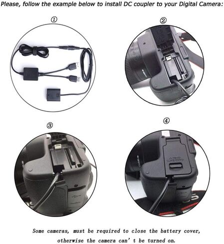 Wellook AC-PW20 USB محول الطاقة - NP-FW50 الدمية استبدال البطارية DC المقرنة بطارية خارجية مفككة بالكامل، متاح ل NEX-5 5TL 5C 5T 5N 5RL 5R NEX-3NL NEX-F3 NEX-3F A5000 A6000 A3000 in Saudi Arabia