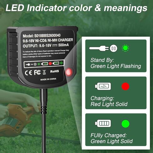 شاحن بطارية منزلق من SoulBay 9.6-18 فولت لبلاك اند ديكر متعدد فولت 9.6 فولت 12 فولت 14.4 فولت 18 فولت أدوات كهربائية عاصفة نيكاد Ni-MH بطاريات HPB12 HPB18 HPB96 PS130 PS140 FSB18 ETPCA-P180021U2 سلك بديل in Kuwait