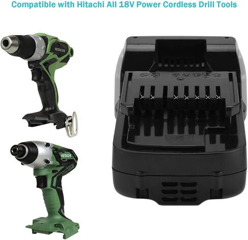 بطارية CREABEST متوافقة مع هيتاشي 330139 18 فولت 2.5 أمبير BSL1815X ليثيوم أيون 339782 BSL1815X BSL1830 BSL1830C BSL1815S 330139 330557 in Kuwait