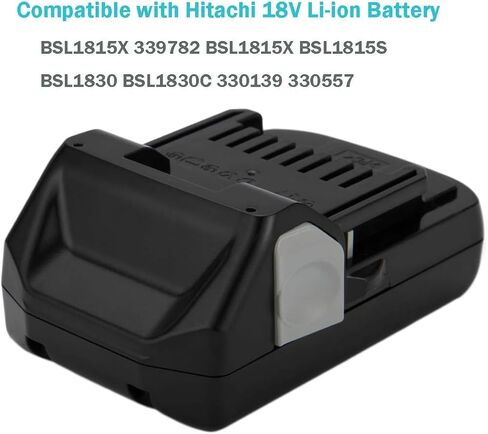 بطارية CREABEST متوافقة مع هيتاشي 330139 18 فولت 2.5 أمبير BSL1815X ليثيوم أيون 339782 BSL1815X BSL1830 BSL1830C BSL1815S 330139 330557 in Kuwait