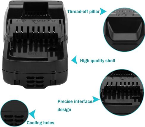 بطارية CREABEST متوافقة مع هيتاشي 330139 18 فولت 2.5 أمبير BSL1815X ليثيوم أيون 339782 BSL1815X BSL1830 BSL1830C BSL1815S 330139 330557 in Kuwait