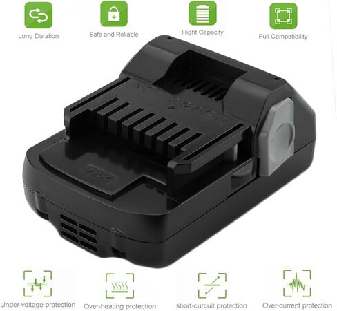 بطارية CREABEST متوافقة مع هيتاشي 330139 18 فولت 2.5 أمبير BSL1815X ليثيوم أيون 339782 BSL1815X BSL1830 BSL1830C BSL1815S 330139 330557 in Kuwait