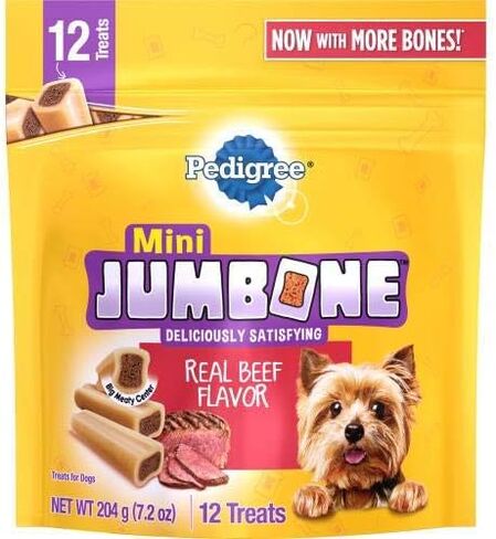 Pedigree Mini Jumbone, Real Beef Flavor (Pack of 2) in Saudi Arabia