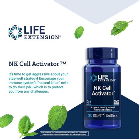 Life Extension NK Cell Activator – Enzymatically Modified Rice Bran Extract Supplement for Immune System Health Support and Protection – Non-GMO, Vegetarian – 30 Tablets in Saudi Arabia