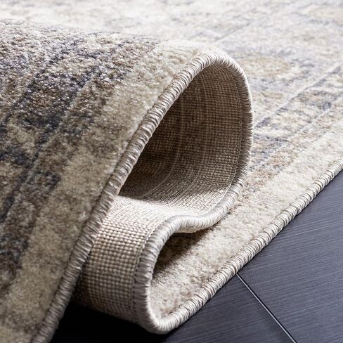 SAFAVIEH Sofia Collection 3' x 5' Light Grey/Beige SOF330B Vintage Oriental Distressed Non-Shedding Living Room Bedroom Accent Rug in Saudi Arabia