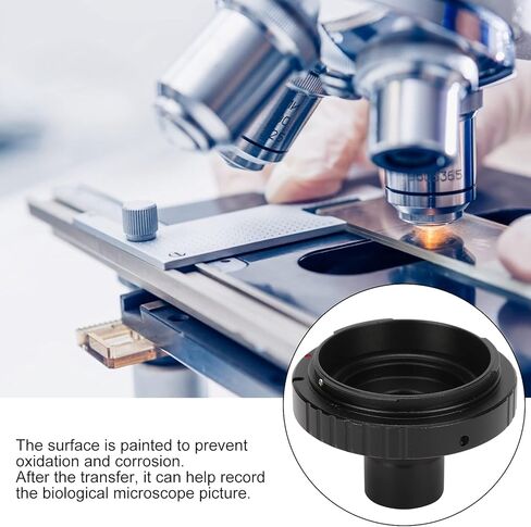 070 Portable Microscope Lens Adapter Ring 23.2mm T-Mount Extension Tube for Microscope Ring T2 Mount Adapter for Canon E Mount Camera Microscope Lens in Kuwait
