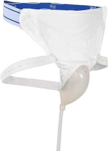 YINUODAY Urinals Collector with 2 Urine Catheter Bags, Portable Silicone Urinal for Men Woman Incontinence Underwear Supplies Wearable Female Urinator for Incontinence Bladder Aid in Kuwait