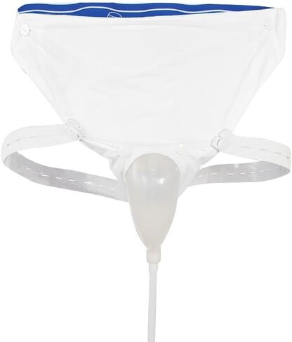 YINUODAY Urinals Collector with 2 Urine Catheter Bags, Portable Silicone Urinal for Men Woman Incontinence Underwear Supplies Wearable Female Urinator for Incontinence Bladder Aid in Kuwait