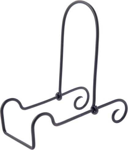 Bard's Adjustable Black Wrought Iron Bowl or Deep Platter Stand, 10" H x 5" W x 8.75" D in Saudi Arabia