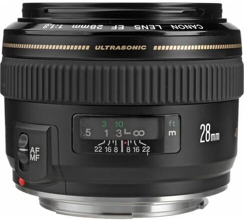 عدسة Canon EF مقاس 28 مم f/1.8 USM (2510A003) + بطاقة ذاكرة سعة 64 جيجابايت + مجموعة مرشح + حقيبة ظهر + قارئ بطاقات + حامل ثلاثي القوائم مرن + محفظة ذاكرة + حافظة للأغطية + طقم تنظيف + حزام يد (متجدد) in Saudi Arabia