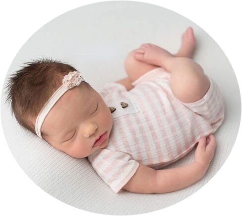 ملابس لطيفة لحديثي الولادة للتصوير الفوتوغرافي رومبير للأطفال الأولاد والبنات لالتقاط الصور الفوتوغرافية للرضع مجموعة ملابس محبوكة لالتقاط الصور in Kuwait