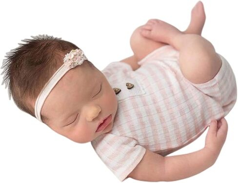 ملابس لطيفة لحديثي الولادة للتصوير الفوتوغرافي رومبير للأطفال الأولاد والبنات لالتقاط الصور الفوتوغرافية للرضع مجموعة ملابس محبوكة لالتقاط الصور in Kuwait