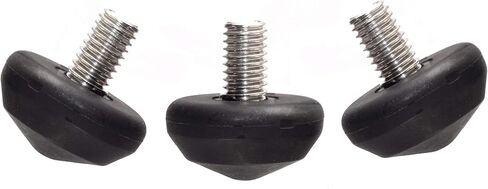 Leofoto LS-28 مجموعة من 3 36 مم القطر العالمي 3/8 "المطاط ترايبود أقدام موصلات الفولاذ المقاوم للصدأ عدم الانزلاق ل LS-283CM in Saudi Arabia