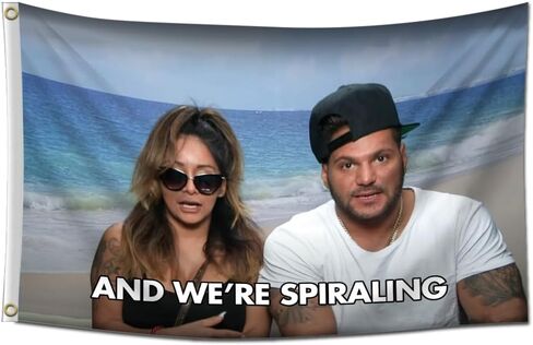 Snooki and Jwoww Flag 3x5 Feet Funny Tapestry For Bedroom Living Room College Dorm Wall Decor in Kuwait