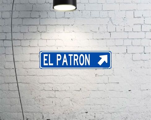 تا كابرون فكاهة إسبانية مكسيكية مضحكة مقاس 40.64 سم × 10.16 سم، لافتة شارع منزلية بار لاتيني فكاهي لتزيين الحائط (TaCabronStreet) in Saudi Arabia