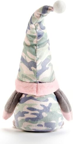 Hug Feel The Love - Camo Gnome - Harper، ديكور جنوم قطيفة، زخرفة جنوم سويدية Tomte، تمثال هدية جيب Pal Gnomie، دمية قطيفة مقاس 9 بوصة in Kuwait