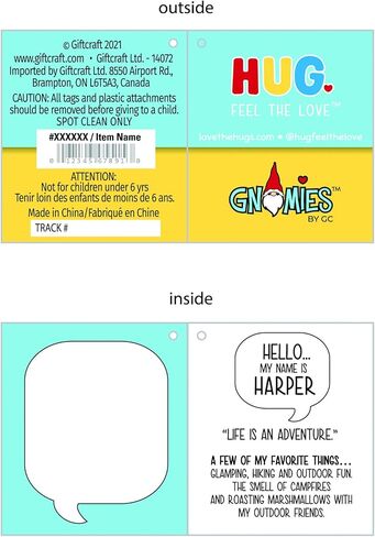 Hug Feel The Love - Camo Gnome - Harper، ديكور جنوم قطيفة، زخرفة جنوم سويدية Tomte، تمثال هدية جيب Pal Gnomie، دمية قطيفة مقاس 9 بوصة in Kuwait