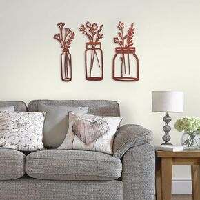 Wood Leaves Wall Decor, Leaf Wall Hanging, 4 Leaves Wall Art, Minimalist Wall Decor, Boho Wall Art, Livingroom Wall Decor, Bedroom Decor in Kuwait