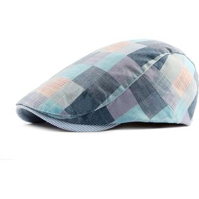 قبعة جولف رجالي من KADBLE مخططة ملونة قابلة للتعديل ومسطحة ورفيعة للصيف in Kuwait