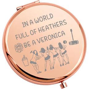 WSNANG Heathers الهدايا المستوحاة من الموسيقى Heathers Broadway Musical Travel Makeup Mirror Broadway Musical Theatre Fans Gift (فيرونيكا مرآة فولاذية) in Saudi Arabia