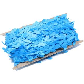 شريط تقليم بأوراق أرجوانية اصطناعية بطول 33 قدمًا DIY مصنوعات يدوية لتزيين المنزل وحفلات الزفاف وأوراق الشجر المزيفة والخضرة البرية وتغليف الهدايا وحفلات الزفاف وسلسلة من الدانتيل in Kuwait