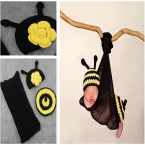 الوليد التصوير الدعائم وتتسابق قبعة طويلة تموج التفاف مجموعة طفل الفتيان الفتيات صورة تبادل لاطلاق النار الرضع محبوك قبعة النحل السراويل التصوير تبادل لاطلاق النار in Kuwait