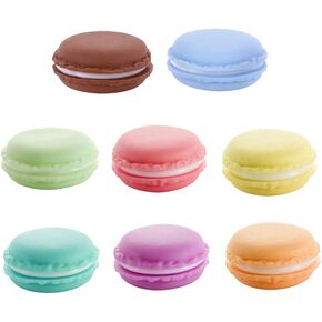 6 Pcs Macaron Jewelry Storage Box Mini Trinkets Case Ear Plug Earphone Organizer Cute Pill Case for Travel Small Stuff Storage in Saudi Arabia