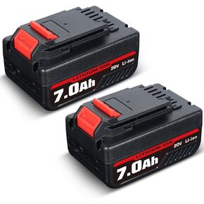 2 حزمة 7.0ah PCC685L 20V بطارية متوافقة مع كابل بورتر 20 فولت استبدال البطارية لكابل بورتر 20 فولت ماكس بطاريات ليثيوم أيون 20 فولت PCC685L PCC680L قابلة للشحن in Kuwait