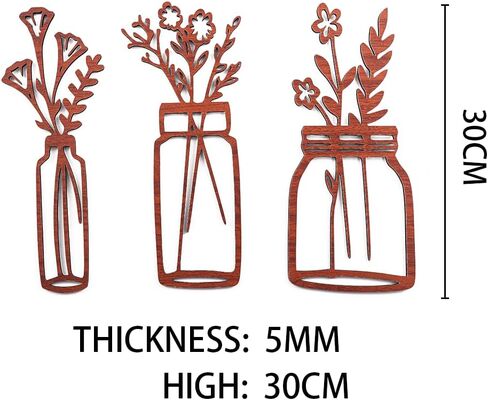 ديكور حائط بأوراق الخشب، تعليق على الحائط بأوراق الشجر، فن جداري مكون من 4 أوراق، ديكور جداري بسيط، فن حائط بوهو، ديكور جدار غرفة المعيشة، ديكور غرفة النوم in Kuwait
