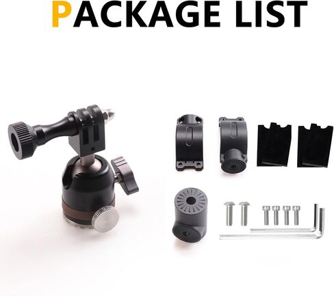 حامل كاميرا BESTAOO UTV ATV متوافق مع GoPro لشريط لف 1.75 بوصة - 2 بوصة، حامل كاميرا ألومنيوم يدور 360 درجة لجميع موديلات GoPro، مثل Hero 9، 8,7,5 4، GoPro Max، Insta360 إلخ in Kuwait