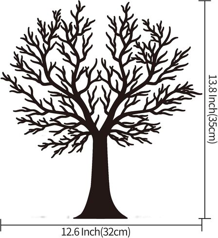 Wood Tree Crafts 3D Tree of Life Sign Ornament Natural Wood Artificial Table Tree Desktop Fake Tree Faux Plants Ornaments Wooden Home Room Decor Holiday Party Wedding Farmhouse Decoration 14x12 Inch in Saudi Arabia