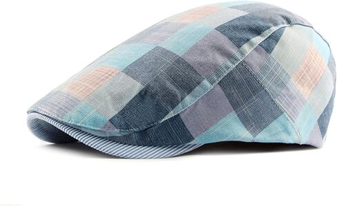 قبعة جولف رجالي من KADBLE مخططة ملونة قابلة للتعديل ومسطحة ورفيعة للصيف in Kuwait