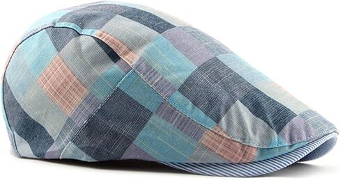 قبعة جولف رجالي من KADBLE مخططة ملونة قابلة للتعديل ومسطحة ورفيعة للصيف in Kuwait