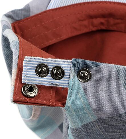 قبعة جولف رجالي من KADBLE مخططة ملونة قابلة للتعديل ومسطحة ورفيعة للصيف in Kuwait