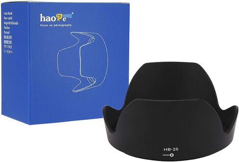 غطاء عدسة Haoge Bayonet متوافق مع Nikon Nikkor AF 24-85mm f/2.8-4D IF و AF-S 24-120mm f/3.5-5.6G ED VR Lens Replacement Nikon HB-25 in Saudi Arabia