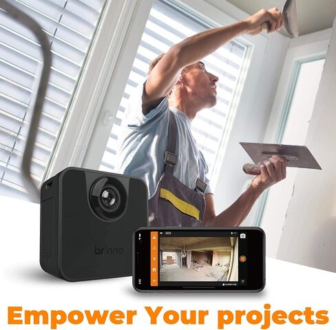 Brinno TLC120A-BK Wi-Fi HDR 720p Time Lapse Camera, support only iOS app control, IPX4 Splash Proof and Weather Resistance in Kuwait