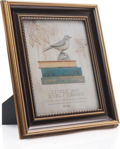 XUANLUO 4x6 إطار الصورة العتيقة الخشب الحبوب اللون إطار الصورة مع الزجاج المقسى إطار خمر لمكتب يقف الجدار شنقا هدايا الزفاف الأسرة in Kuwait