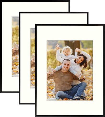 Mat Board Center, 13X19 Aluminum Picture Frames Set of 3 - Wall Display - for Art, Prints, Photos, Prints And More (Bronze, 13X19) in Kuwait