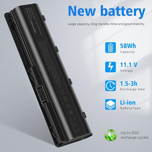 ARyee 593553-001 بطارية الكمبيوتر المحمول MU06 MU09 ل HP بافيليون DV4 G71-340US G60-235DX G60-535DX DV4-2145DX DV5-1235DX DV4-2045DX G60-445DX DV5-1002NR DV6-1030US G70 Presario in Kuwait