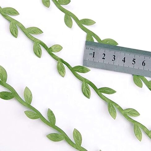 شريط تقليم بأوراق أرجوانية اصطناعية بطول 33 قدمًا DIY مصنوعات يدوية لتزيين المنزل وحفلات الزفاف وأوراق الشجر المزيفة والخضرة البرية وتغليف الهدايا وحفلات الزفاف وسلسلة من الدانتيل in Kuwait