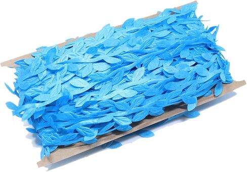 شريط تقليم بأوراق أرجوانية اصطناعية بطول 33 قدمًا DIY مصنوعات يدوية لتزيين المنزل وحفلات الزفاف وأوراق الشجر المزيفة والخضرة البرية وتغليف الهدايا وحفلات الزفاف وسلسلة من الدانتيل in Kuwait