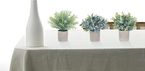 MISRTANY 3 Pack Mini Potted Artificial Eucalyptus Plants Fake Plants for Home Decor Office Desk Shower Farmhouse Room Decoration in Kuwait