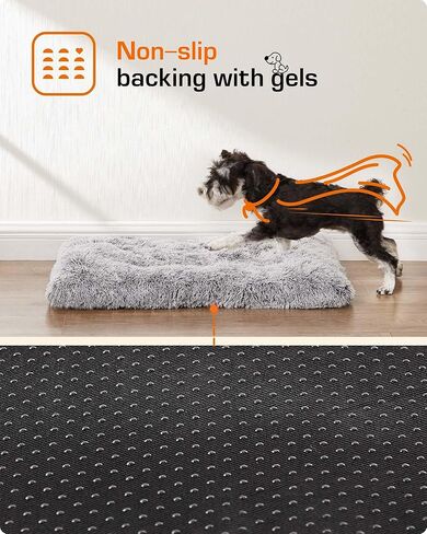 سرير الكلاب KEALIANA مقاس 29 بوصة × 2 بوصة × 19 بوصة لسلالات الكلاب الكبيرة والضخمة والمتوسطة والصغيرة، سرير كبير لتقويم العظام مع غطاء قابل للإزالة وقابل للغسل، وبساط سرير للحيوانات الأليفة من إسفنج قفص البيض in Kuwait