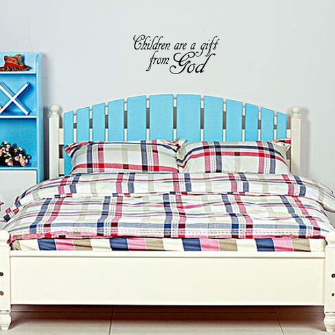 ملصقات جدارية منحوتة من الفينيل بحروف منفصلة لغرفة الاطفال من تشيلدرن ار ايه جيفت فروم غاد، ملصقات حروف فنية لتزيين غرفة الاطفال in Kuwait