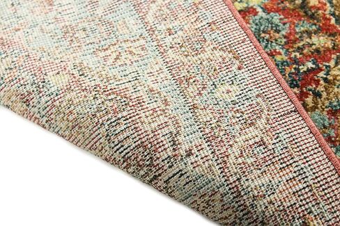 سجادة منطقة مجموعة Bashian - مادة البولي بروبيلين الفاخرة المصنوعة آليًا - ديكور منزلي لسجادة العداء، سجادة المدخل، سجاد غرفة المعيشة، 2.6 × 8 بوصة، صدأ in Kuwait