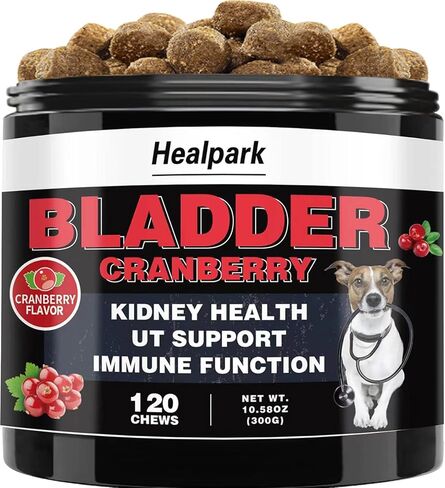 التوت البري للكلاب علاج التهاب المسالك البولية - ملحق صحة المسالك البولية والمثانة والكلى. مع Astragalus، D-Mannose، يدعم سلس البول، والتهابات المثانة والحصوات، ومشاكل الجهاز الهضمي، 120 مضغًا in Kuwait