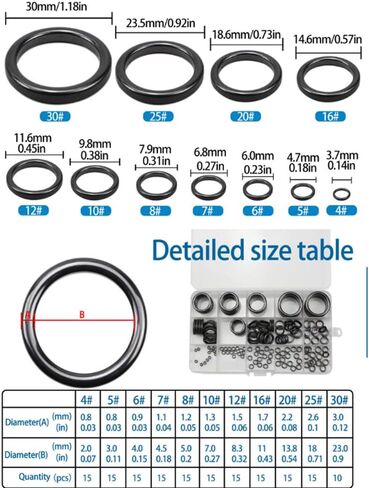 طقم استبدال حلقة دليل السيراميك لقضيب الصيد 160 قطعة، طقم إصلاح قضيب الصيد، 11 مقاسًا من 0.14 بوصة إلى 1.18 بوصة in Kuwait