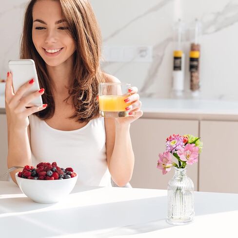 مجموعة من 25 مزهريات برعم للزهور، مزهريات زجاجية للقطع المركزية، مزهريات زجاجية صغيرة لتزيين حفلات الزفاف الريفية، مزهريات صغيرة، مزهريات شفافة لتزيين الطاولة، مزهريات زهور مفردة لغرفة النوم وغرفة in Kuwait